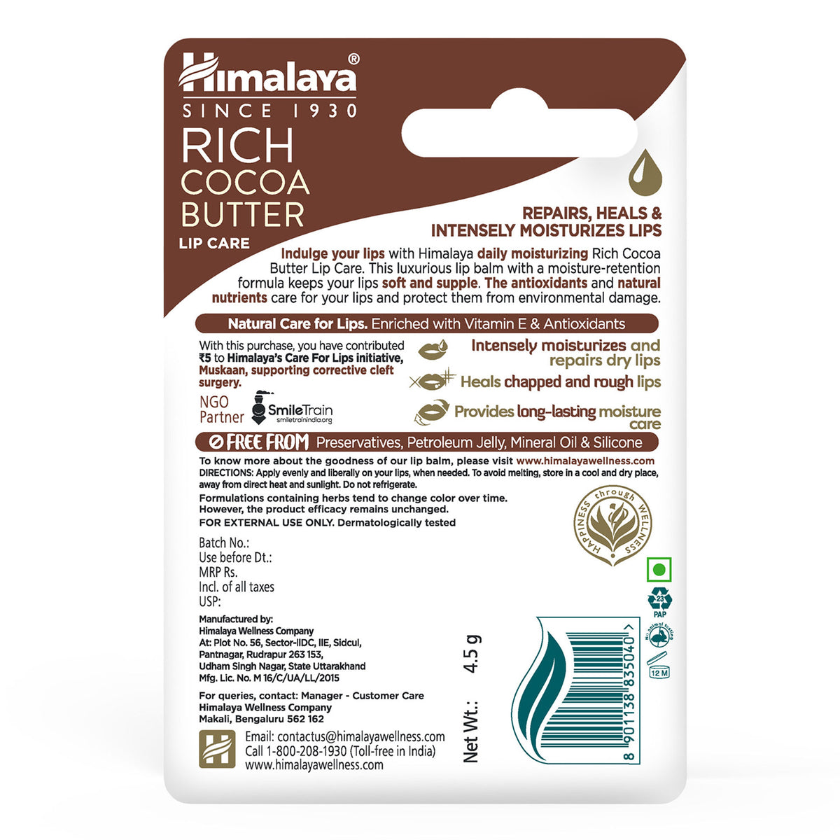 Himalaya Rich Cocoa Butter Lip Care
