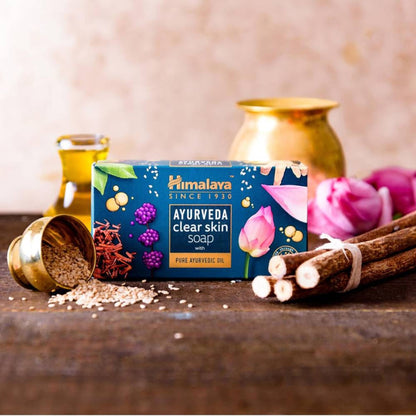Himalaya Ayurveda Clear Skin Soap With Pure Ayurvedic Oil