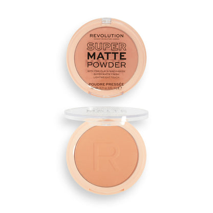 Makeup Revolution Super Matte Pressed Powder - Warm Beige