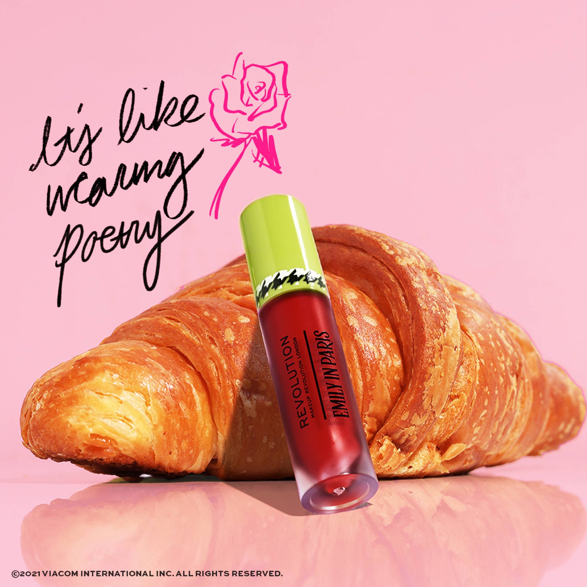 Makeup Revolution X Emily In Paris Multi-Use Lip & Cheek Blush Paris Fantasy Rouge