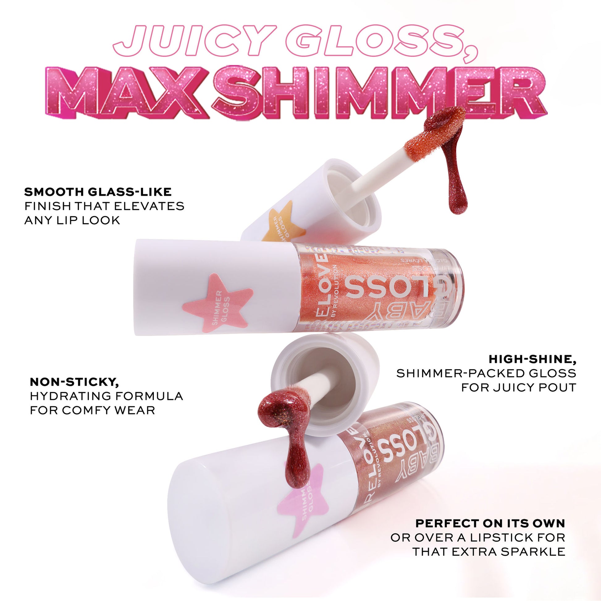 Revolution Relove Baby Gloss Shimmer - Ethereal