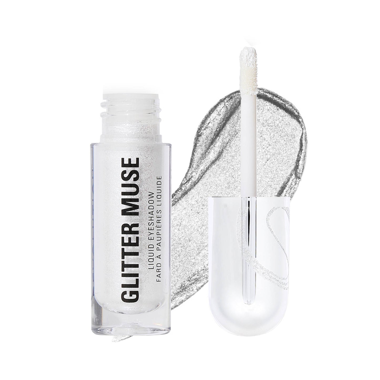 Makeup Revolution Metallic Muse Glitter Muse Eyeshadow - Silver