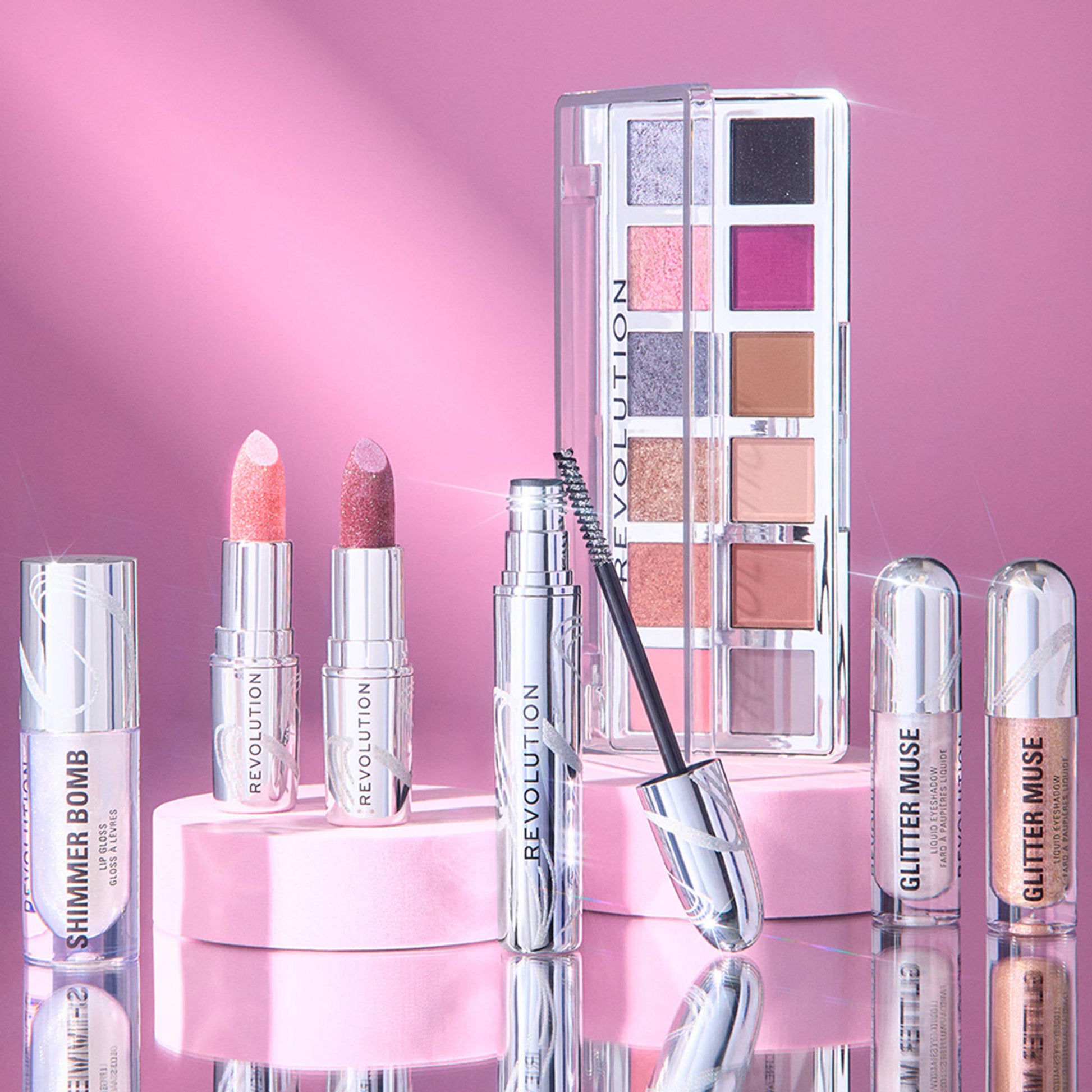 Makeup Revolution Metallic Muse Shimmer Bomb Lip Gloss