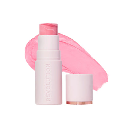 Makeup Revolution Skin Silk Marble Blush Stick - Pinched Light Pink