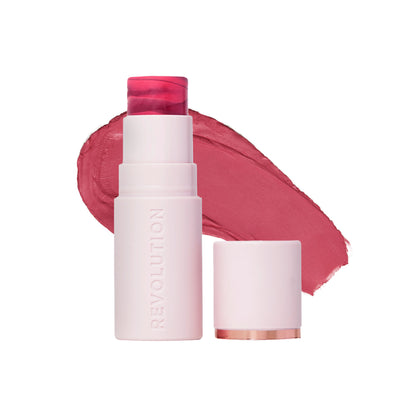 Makeup Revolution Skin Silk Marble Blush Stick - Berry Flush