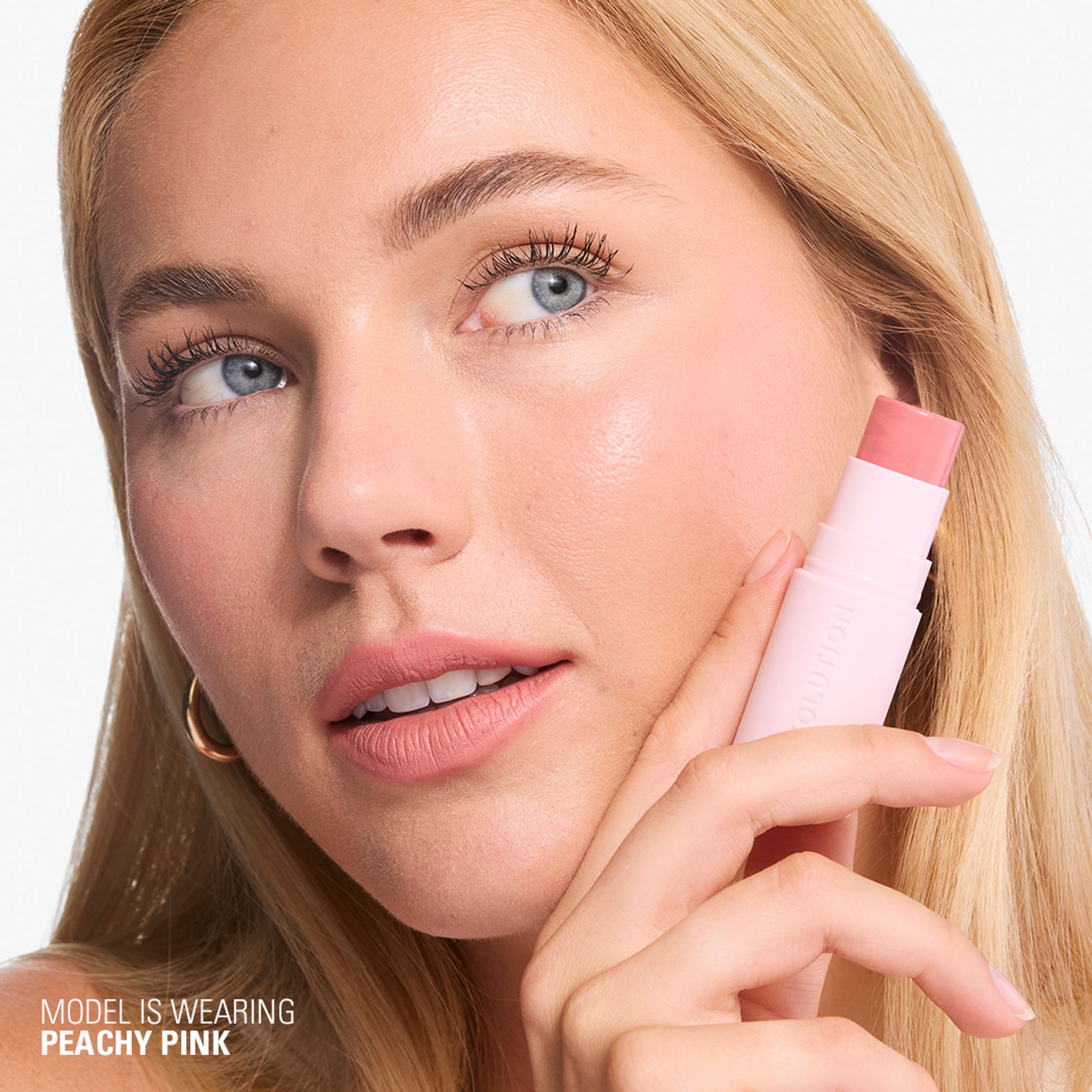 Makeup Revolution Skin Silk Marble Blush Stick - Peachy Pink