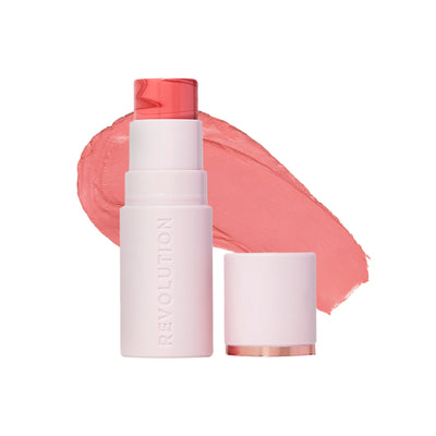 Makeup Revolution Skin Silk Marble Blush Stick - Rosy Cheeks