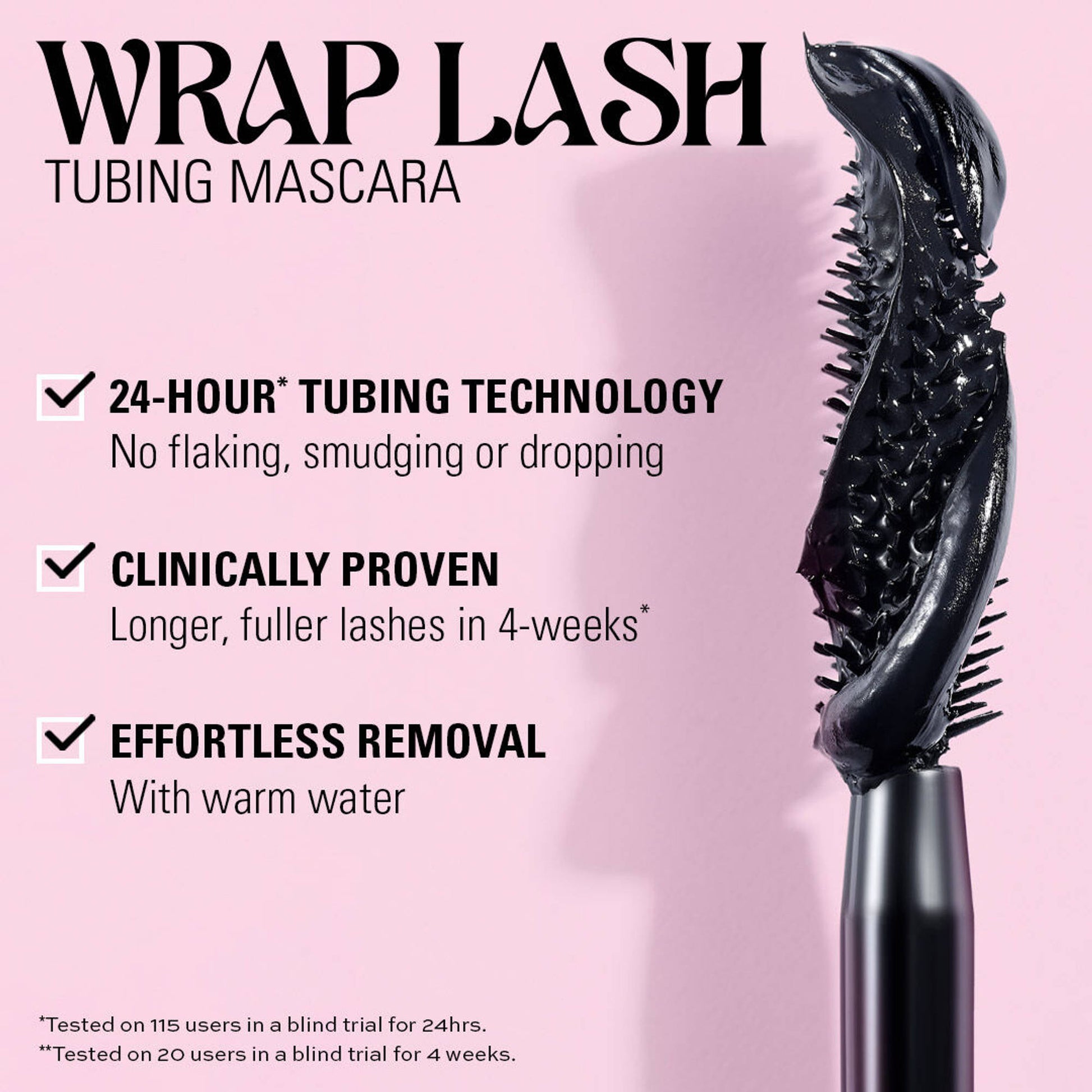 Makeup Revolution Wrap Lash Tubing Mascara - Black