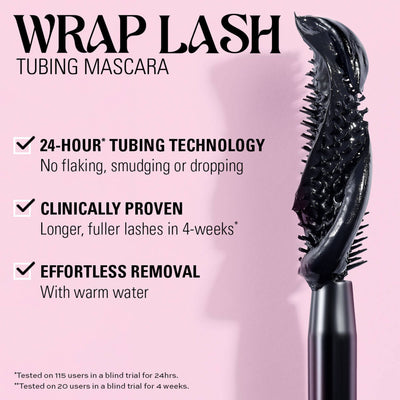 Makeup Revolution Wrap Lash Tubing Mascara - Black