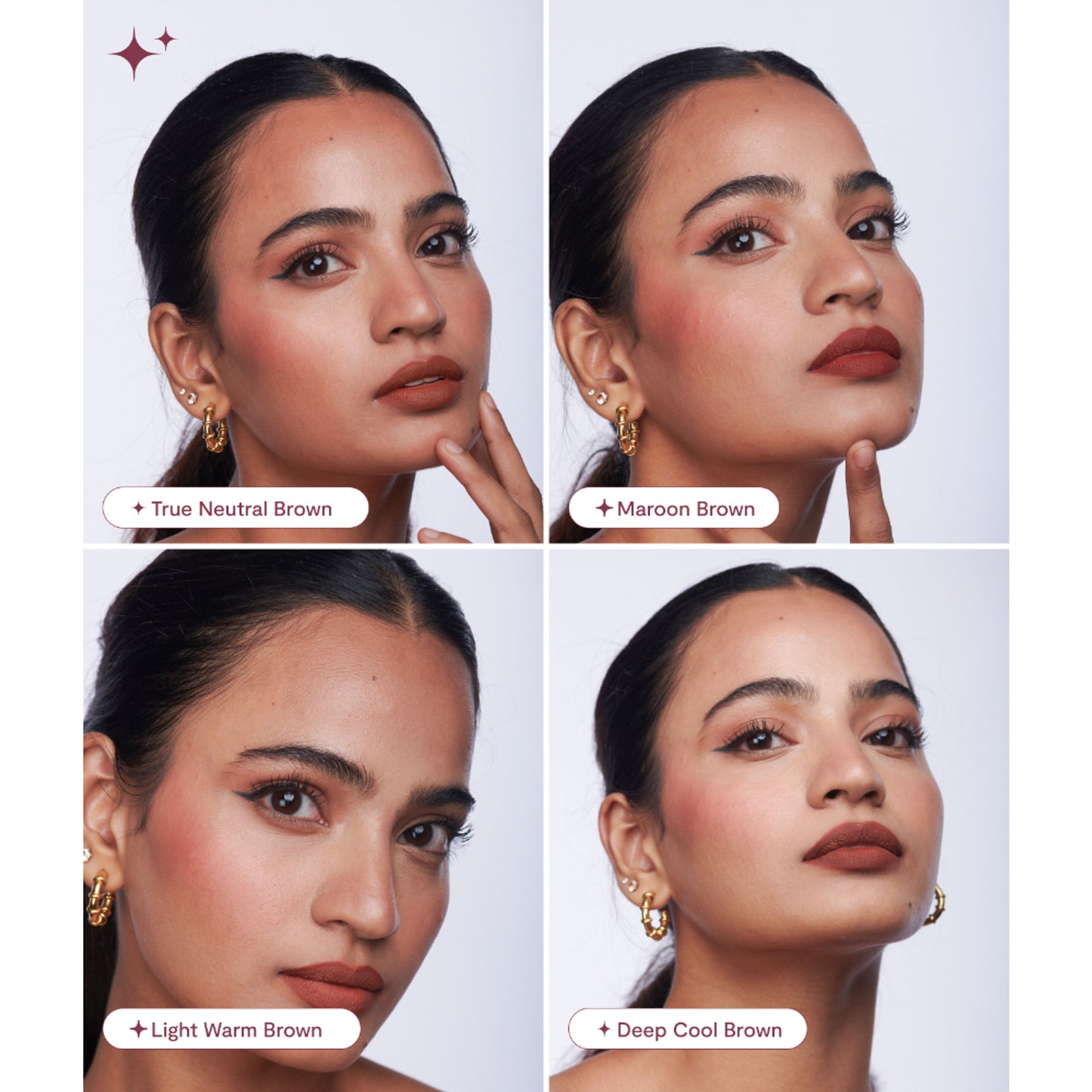 Gush Beauty Matte Liquid Lipstick - Vegan Long Lasting & Non-Drying - Brown and Lovely