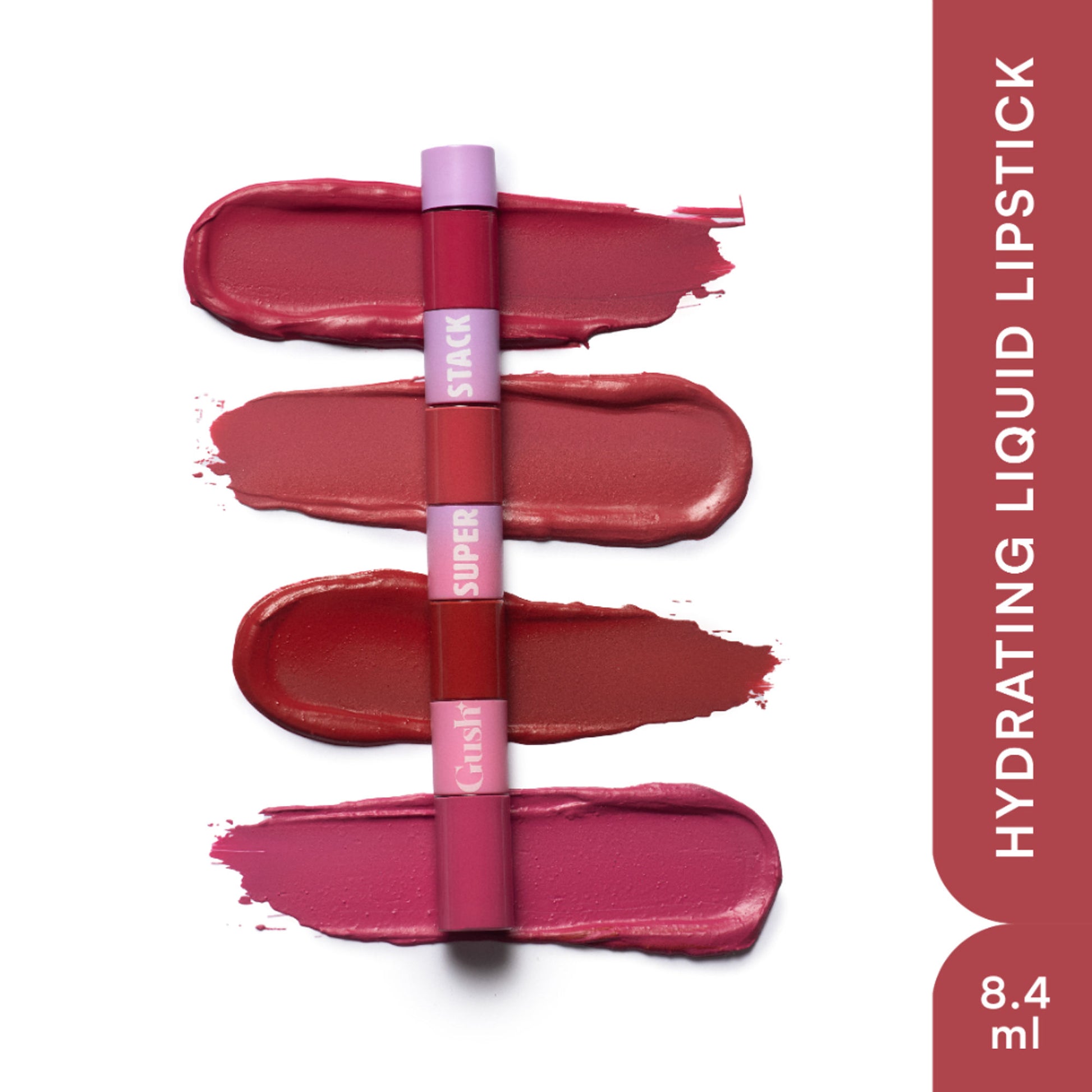 Gush Beauty Matte Liquid Lipstick - Vegan Long Lasting & Non-Drying - Think Pink
