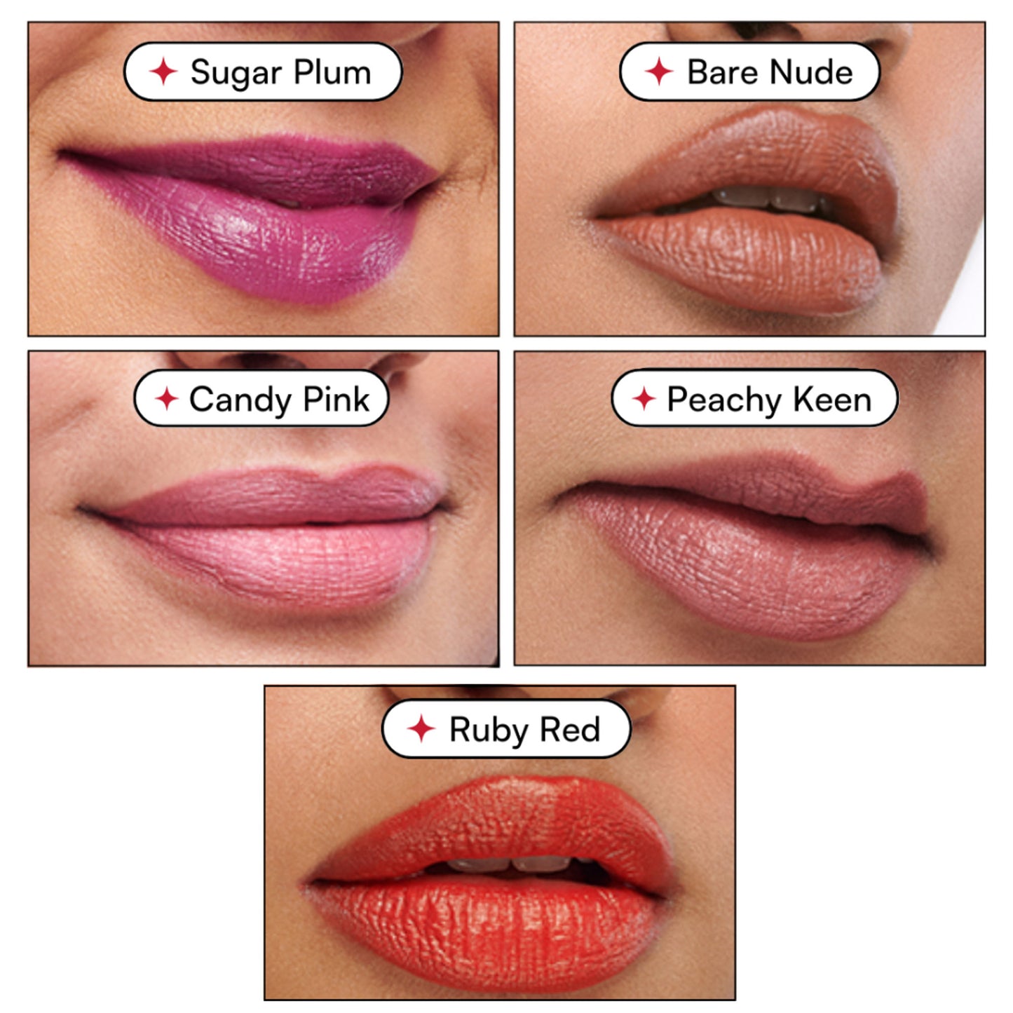 Gush Beauty Pen Pal 5-In-1 Stackable Lipstick