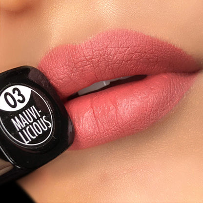 PAC Soft Matte Cream Lipstick Mini - Mauvelicious