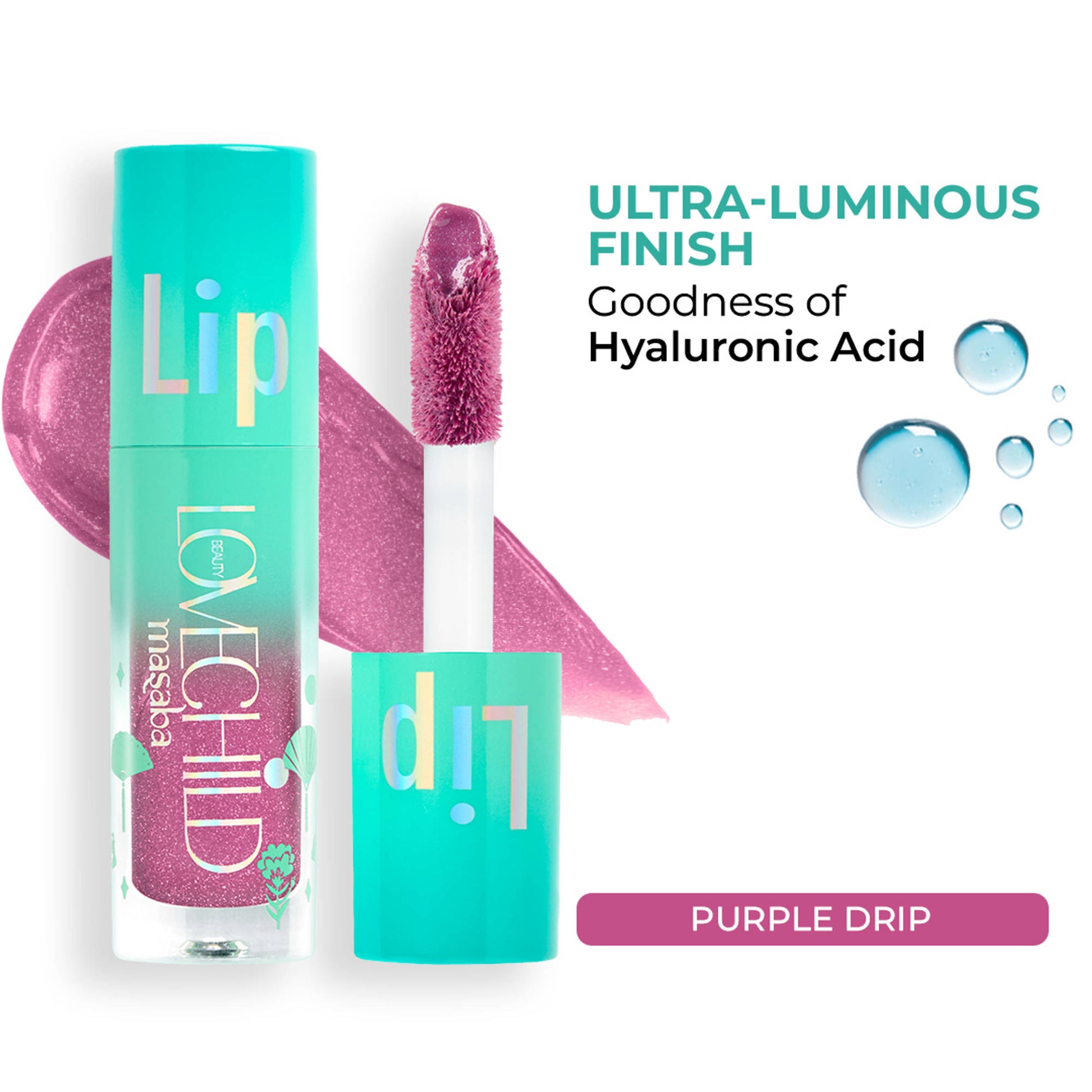LoveChild Masaba Tinted Lip Oil With Shimmer - Purple Drip
