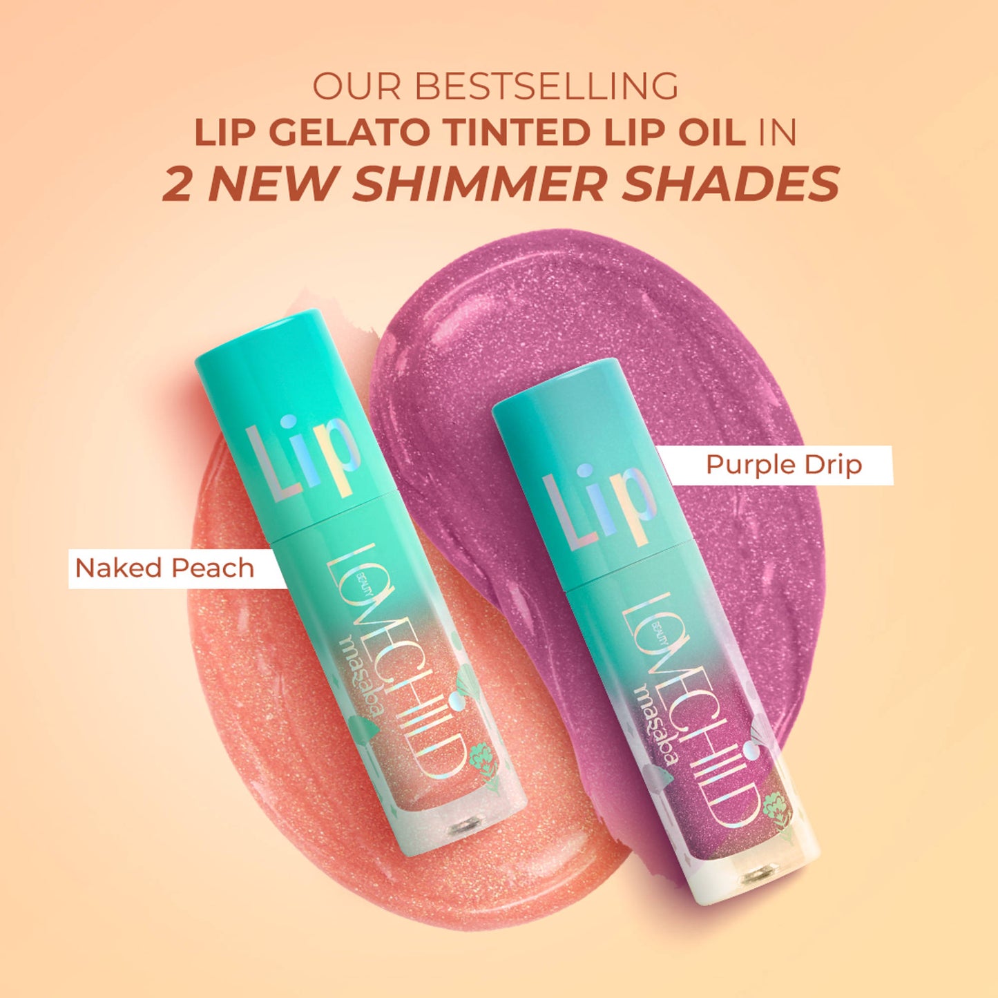 LoveChild Masaba Tinted Lip Oil With Shimmer - Purple Drip