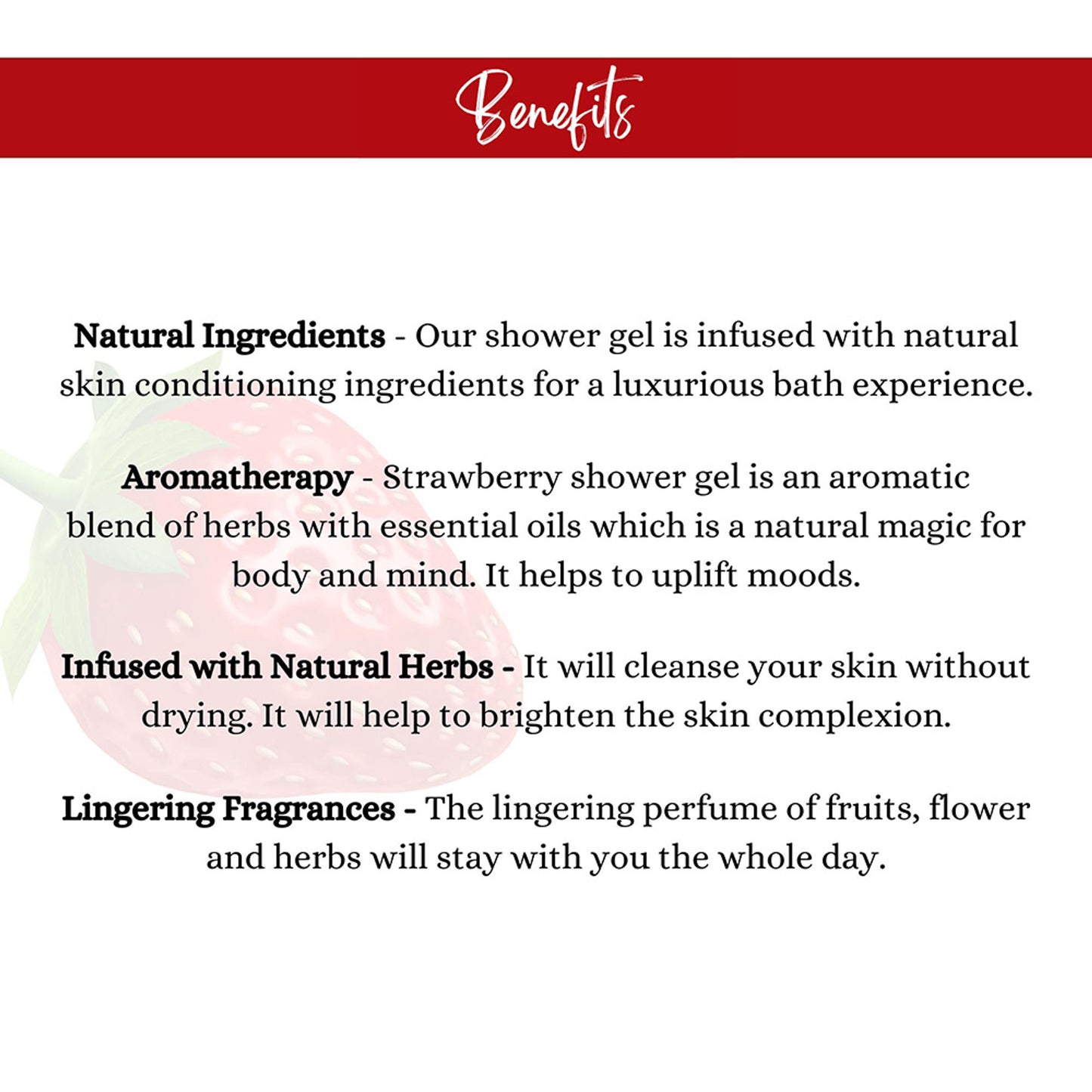 BodyHerbals Strawberry Shower Gel