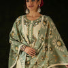 Dhiyona IE Women Floral Embroidered Regular Thread Work Kurta with Trousers & With Dupatta