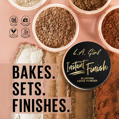 L.A. Girl Instant Finish Blurring Loose Powder Boxed - Medium