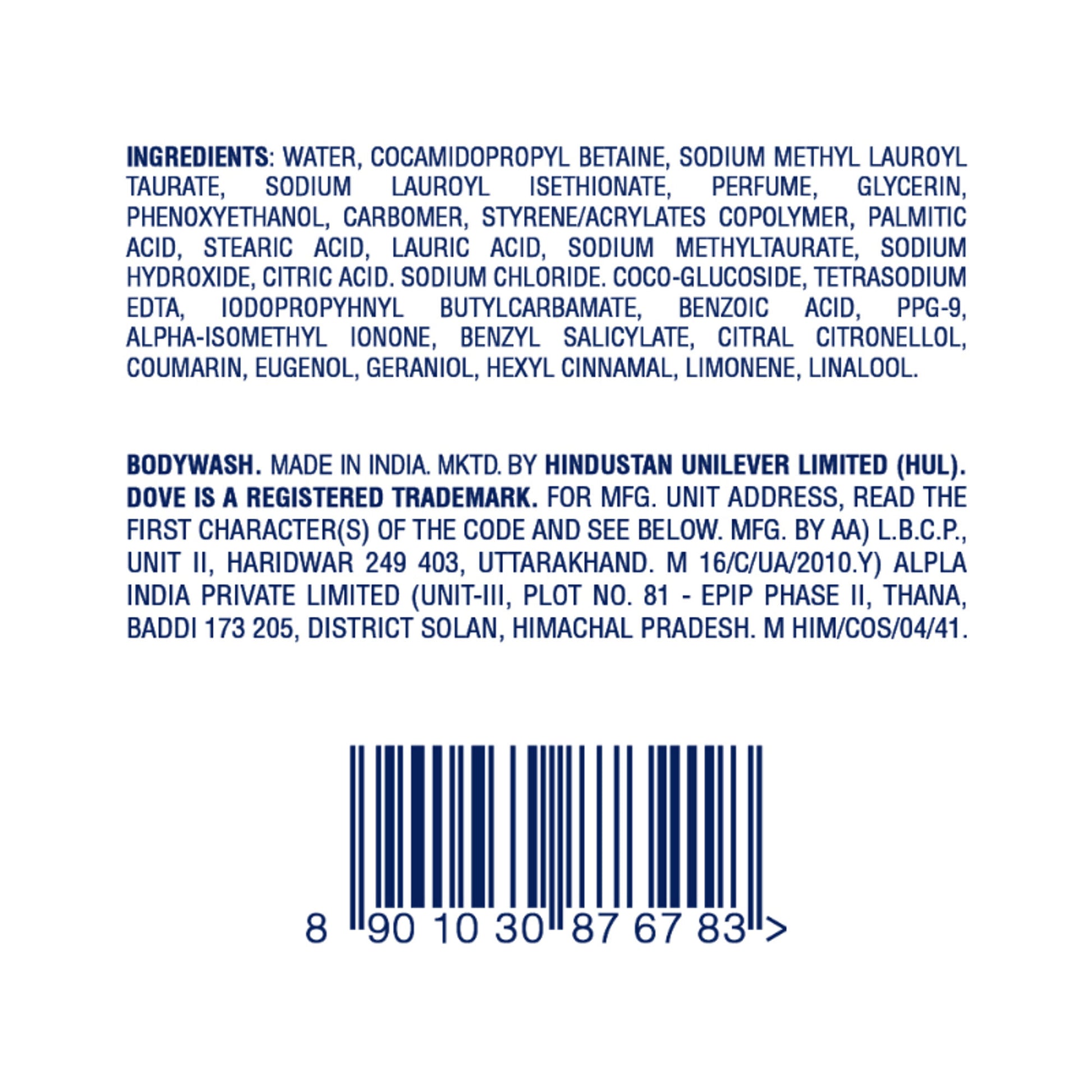 Dove Refreshing Body Wash