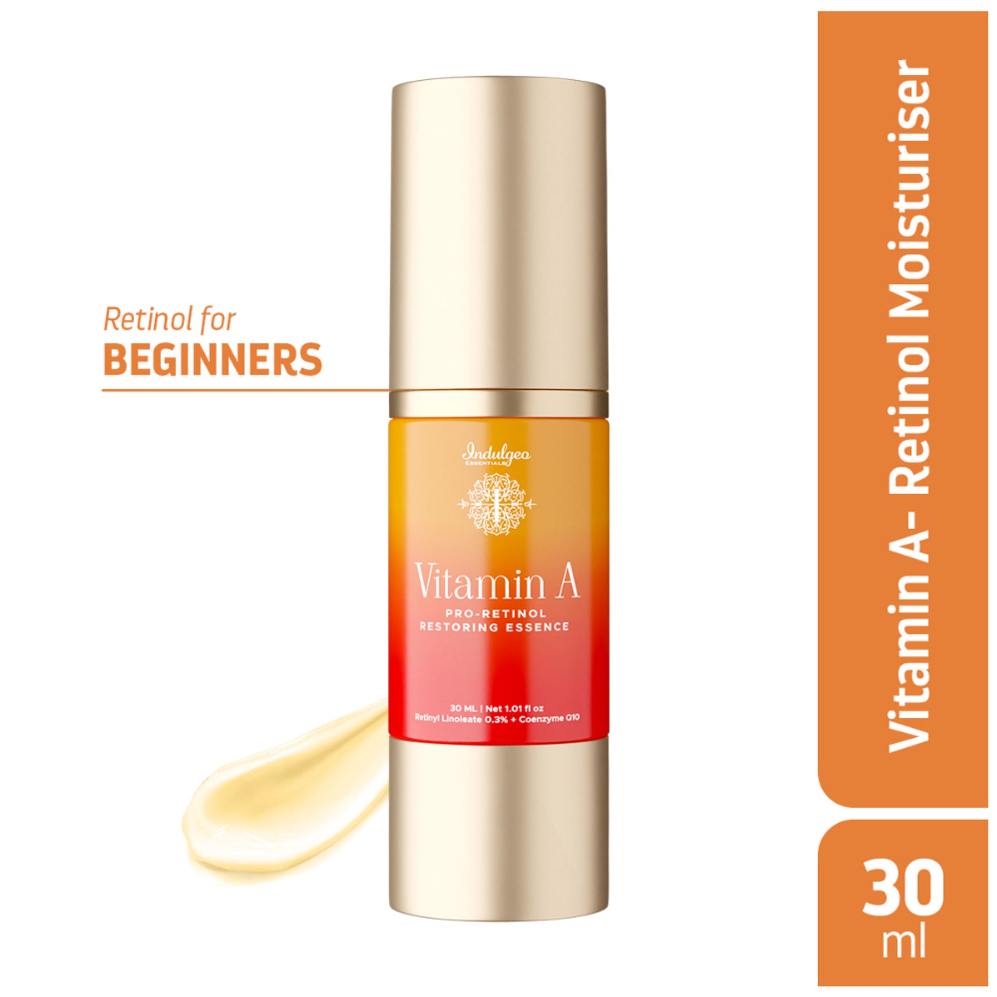 Indulgeo Essentials Vitamin A Pro-Retinol Restoring Essence Serum