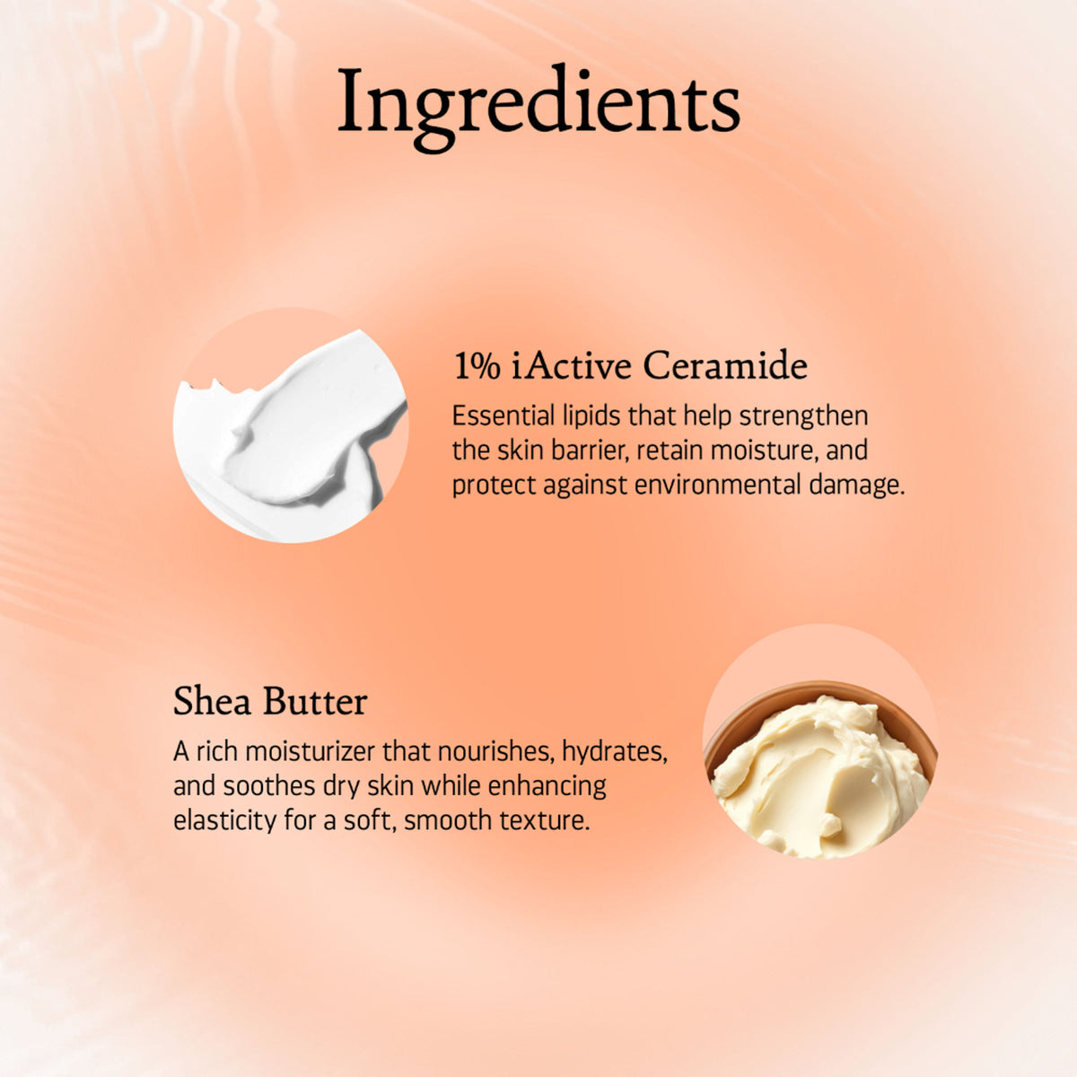 Indulgeo Essentials Cera Moist - Ceramide Calming Skin Moisturizer 1% iACTIVE