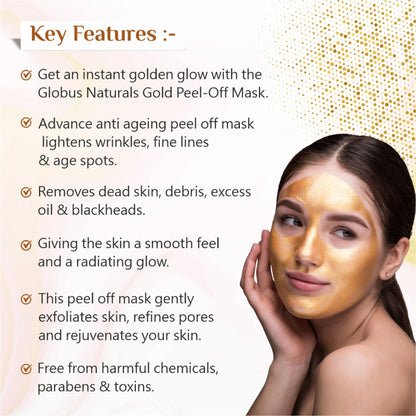 Globus Naturals Gold Peel Off Mask