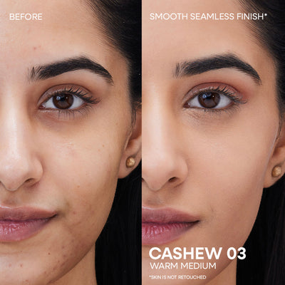 Nykaa Cosmetics All Day Matte Long Wear Liquid Foundation With Pump - Cashew 03