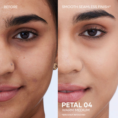 Nykaa Cosmetics All Day Matte Long Wear Liquid Foundation With Pump - Petal 04