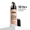 Nykaa Cosmetics All Day Matte Long Wear Liquid Foundation With Pump - Biscuit 05