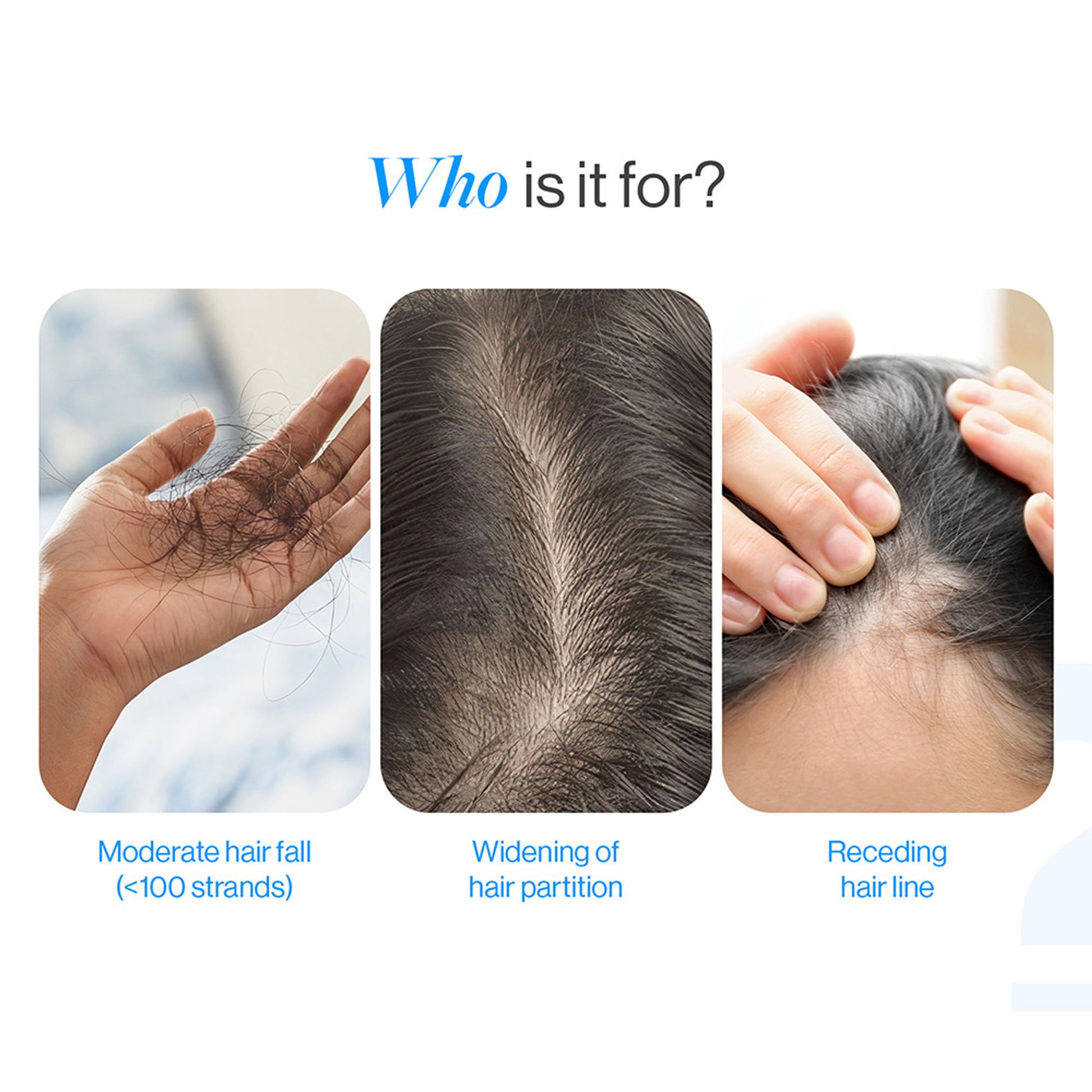 Be Bodywise Hair Growth Serum Roll On - 3% Rosemary, 3% Redensyl & 2% Aminexil For New Hair Growth