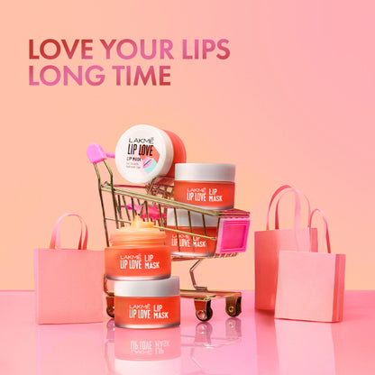 Lakme Hydrating Lip Love Lip Mask with Hyaluronic Acid Shea Butter & Almond Oil