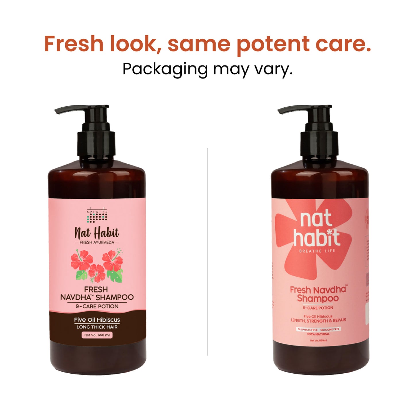Nat Habit Five Oil Hibiscus Repair Navdha Shampoo