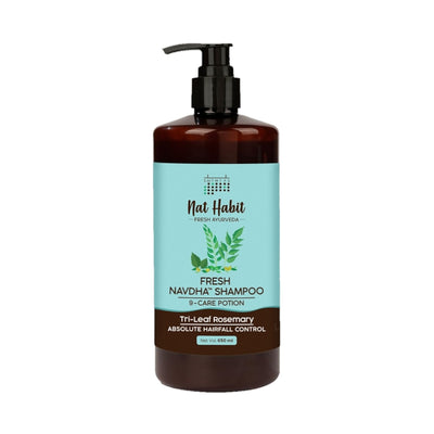 Nat Habit Anti-Hairfall Tri-Leaf Rosemary Navdha Shampoo