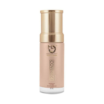 Matt look High Coverage Waterproof Oil Free Matte SPF 25 Foundation - Fair