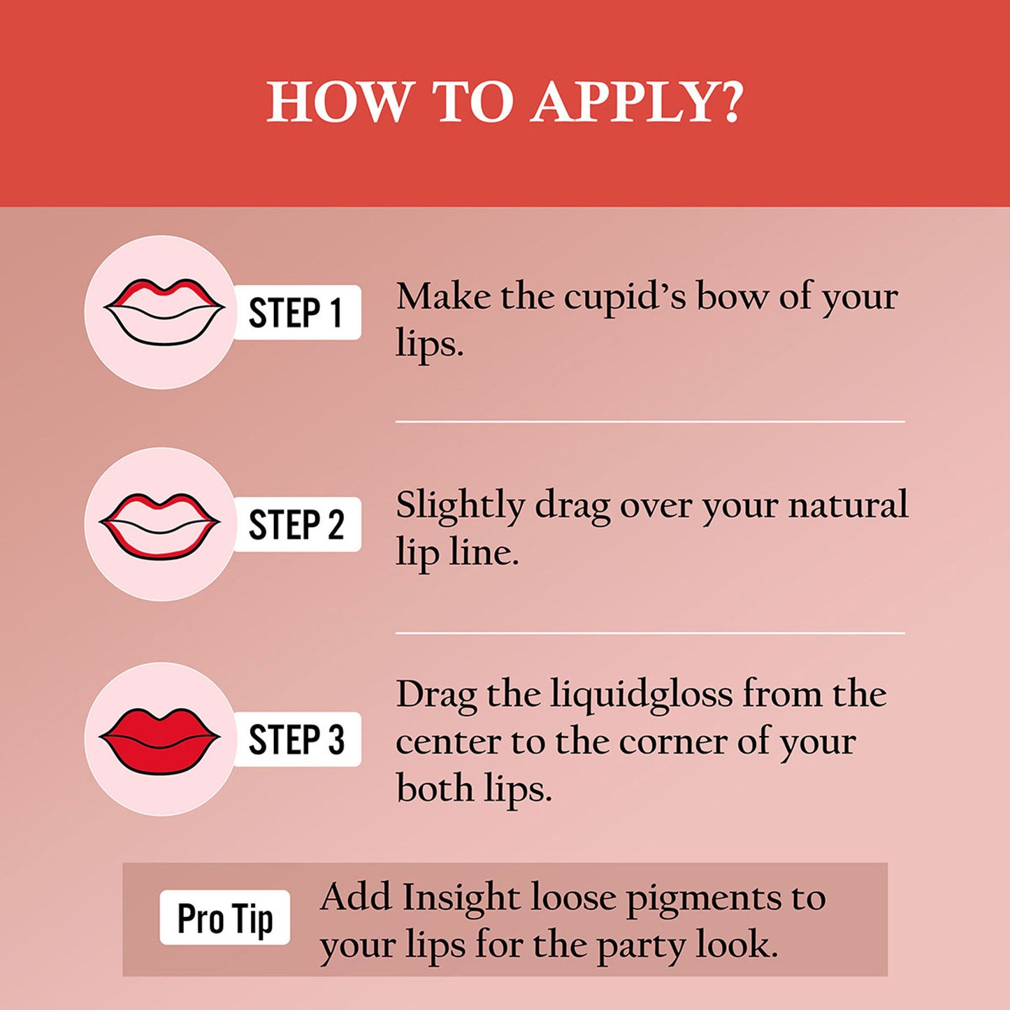 Insight Cosmetics Long Wear Color Rich Lip Gloss, Moisturising Long Wear Formula, Ultra Glossy Finish - Sizzling