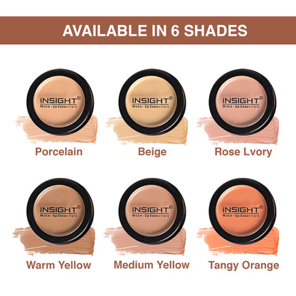 Insight Cosmetics Concealer, Buildabe Coverage With Long Lasting Formula - Medium Yellow