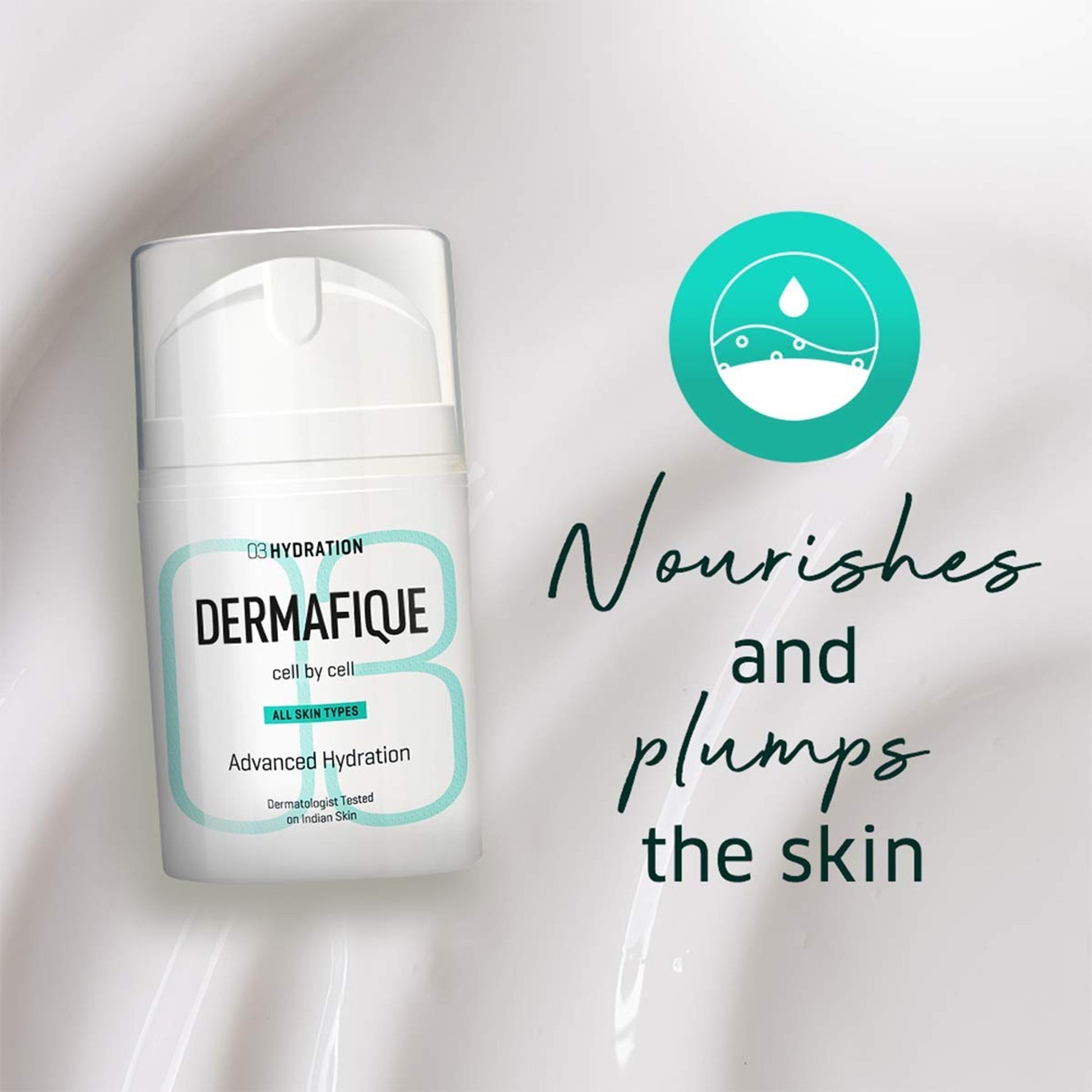 Dermafique Advanced Hydration Day Cream - Deep Hydration, 10x Vitamin E & Antioxidants