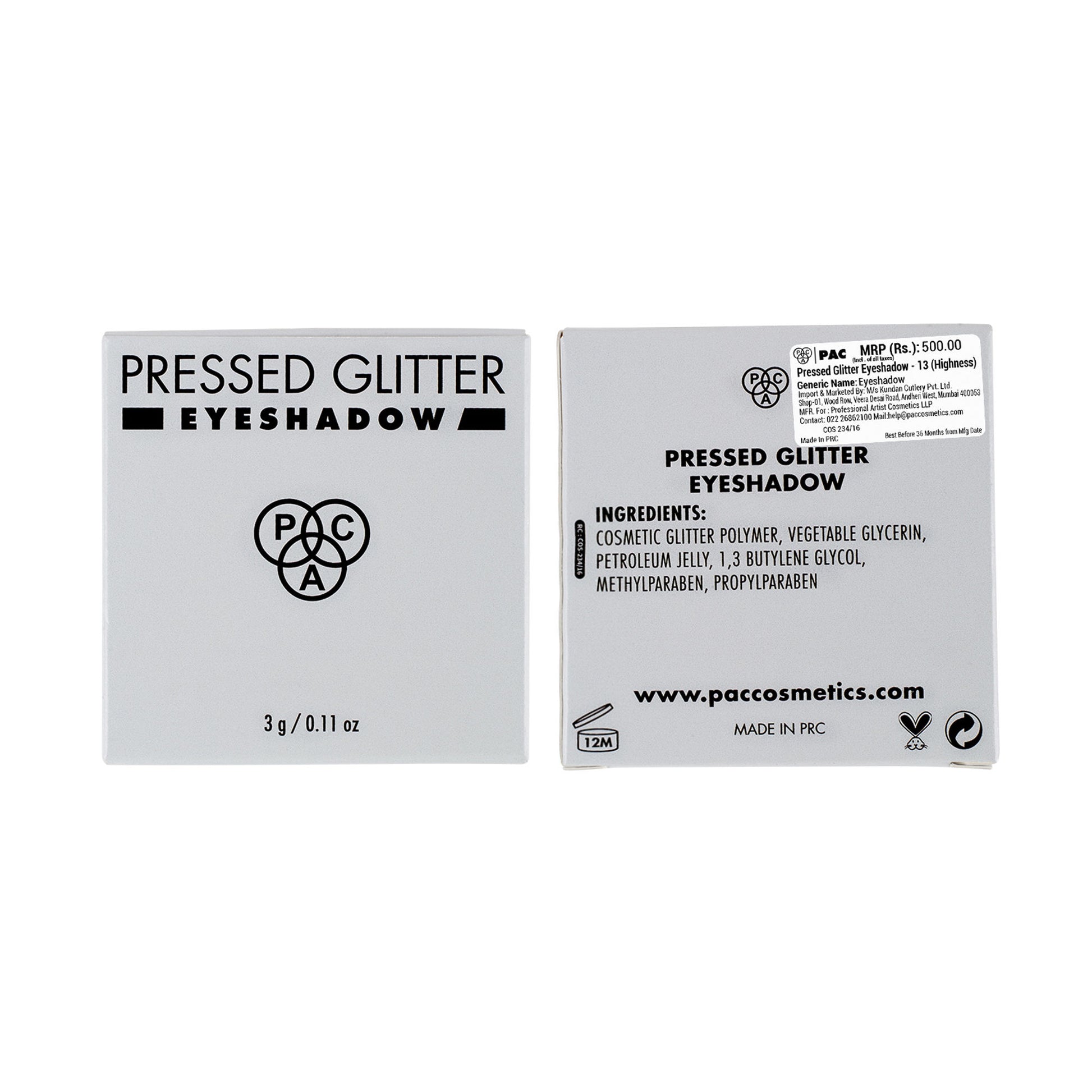 PAC Pressed Glitter Eyeshadow - 13 Highness