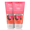 VLCC Mulberry & Rose Facewash - 2x150 ml - Buy One Get One - Fairness & Cleansing