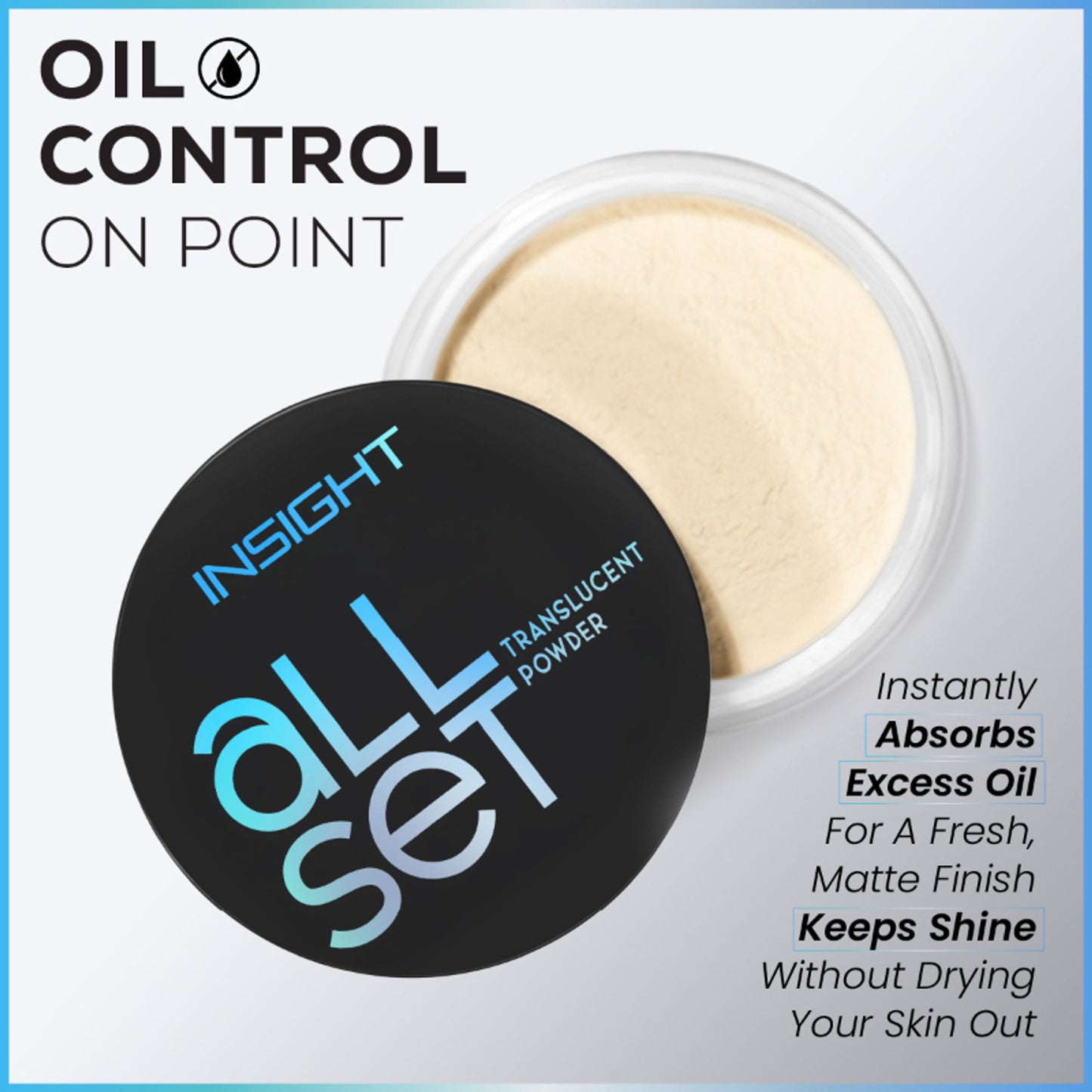 Insight Cosmetics All Set Translucent Powder - Blurring