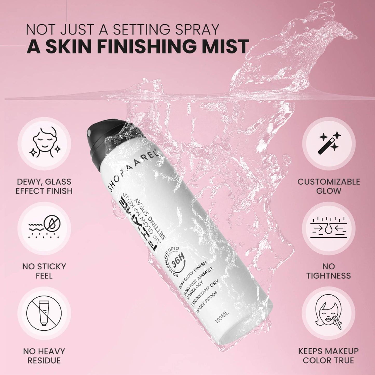Shopaarel Fixme Air Glow Makeup Setting Spray