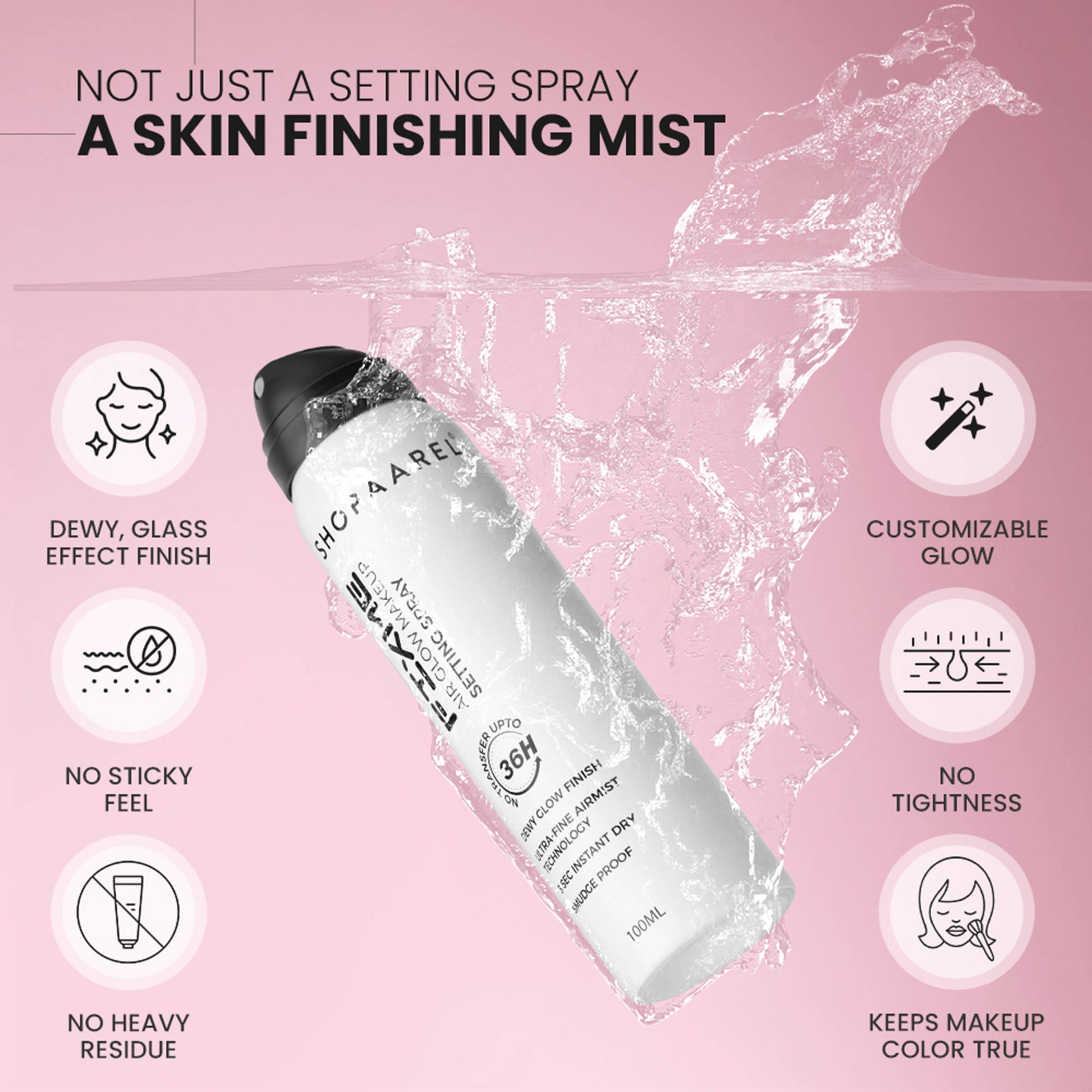 Shopaarel Fixme Air Glow Makeup Setting Spray