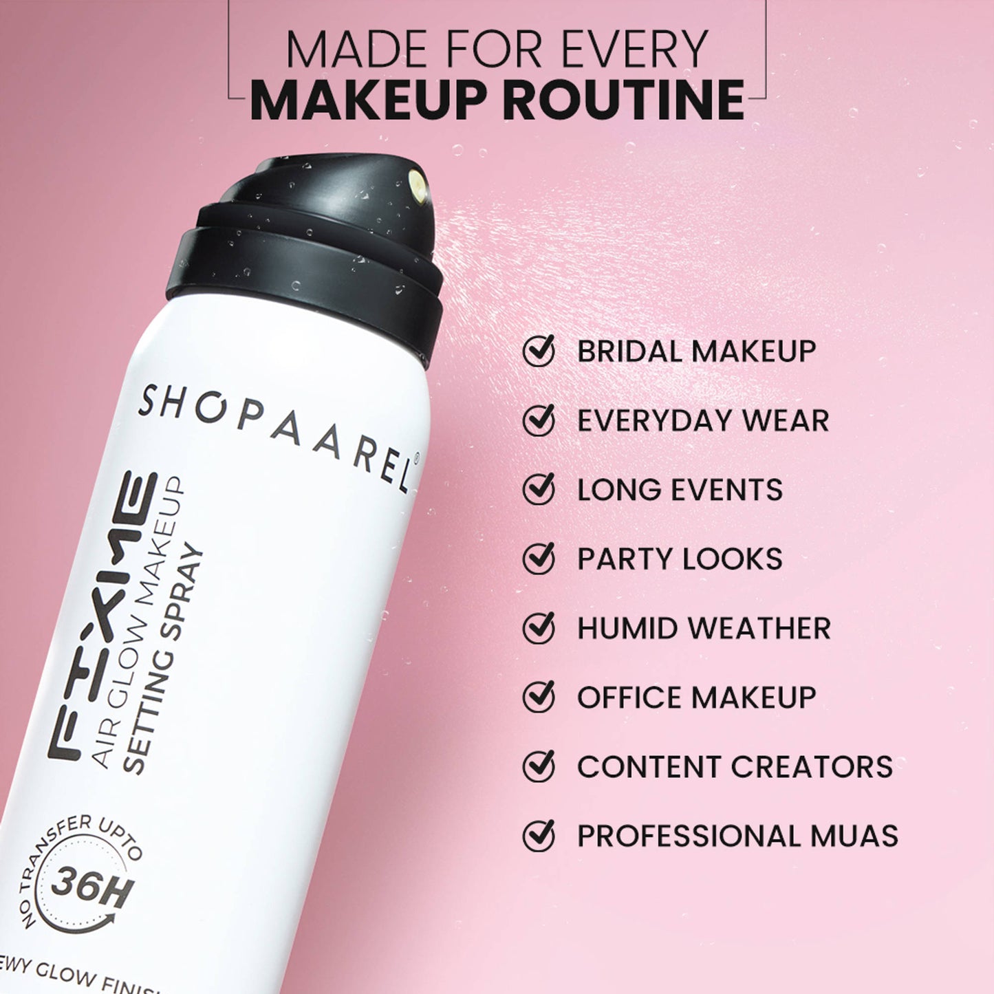 Shopaarel Fixme Air Glow Makeup Setting Spray