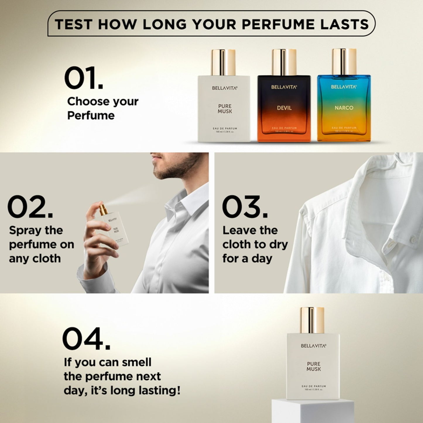 Bella Vita Organic Pure Musk Eau de Perfume