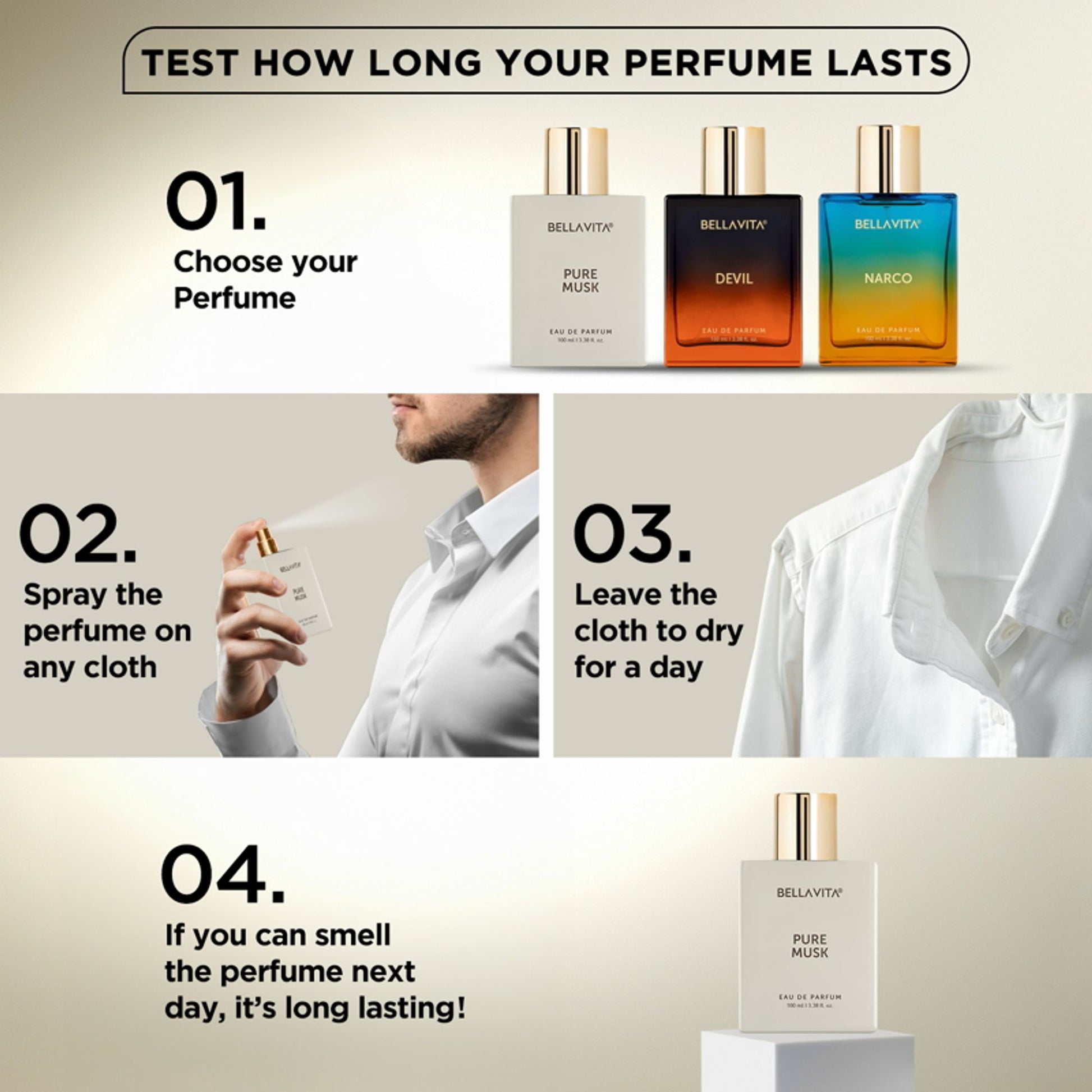 Bella Vita Organic Pure Musk Eau de Perfume