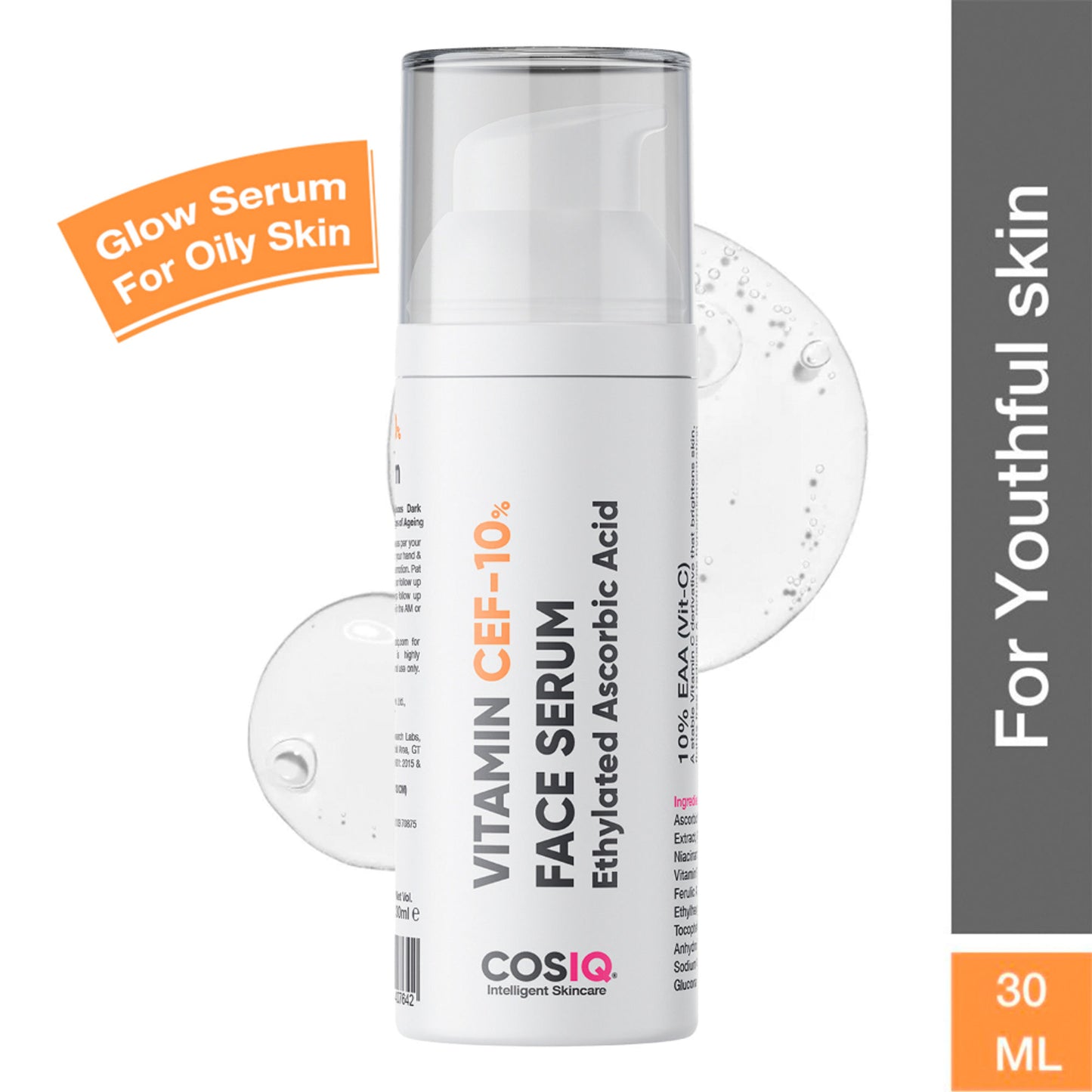 Cos-IQ Vitamin CEF 10% Glow Boost Face Serum