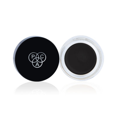 PAC Cream Eyeliner Aqua Black - Richly Pigmented, Quick Drying, Matte Finish, Intense Black