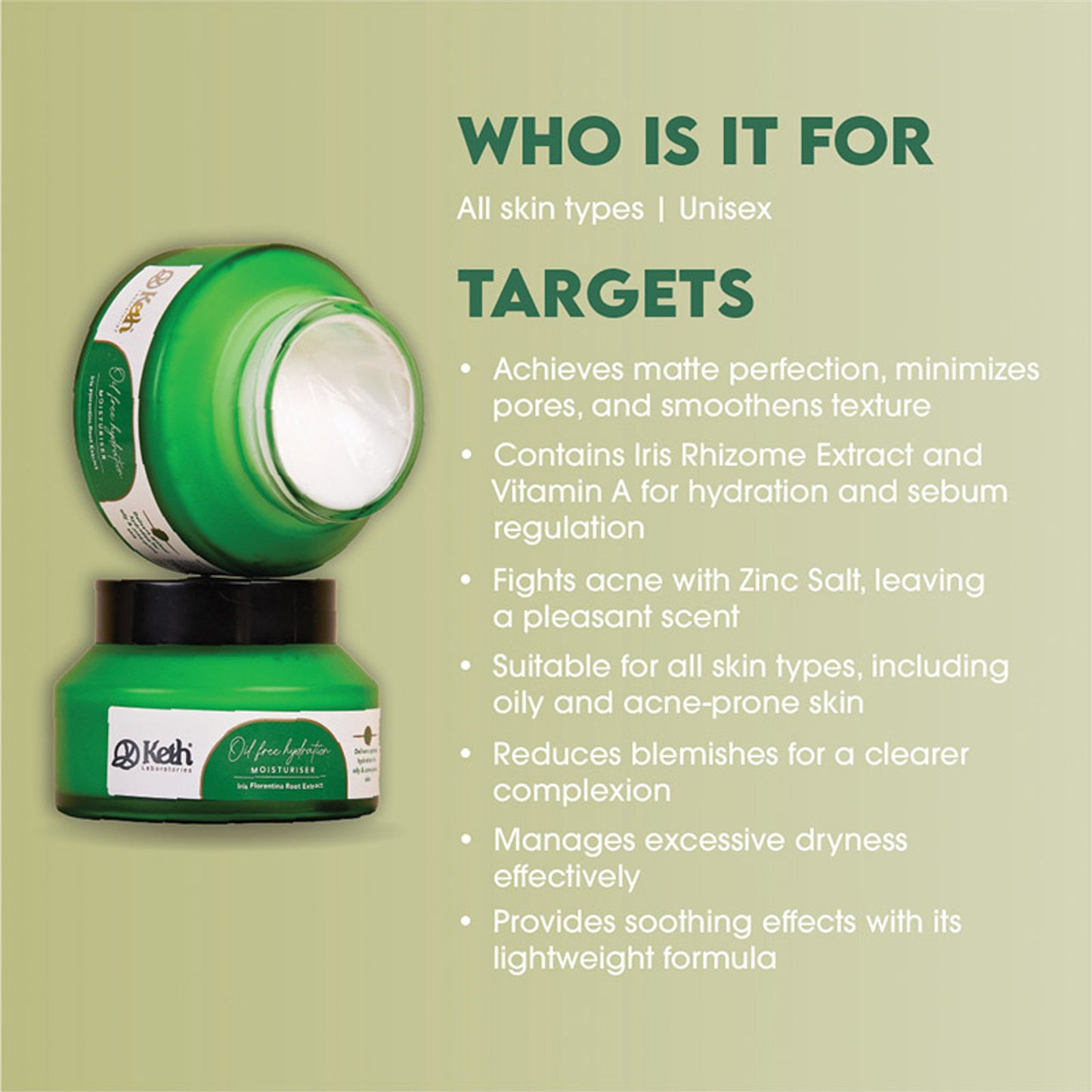 Keth Laboratories Oil Free Hydration Moisturiser