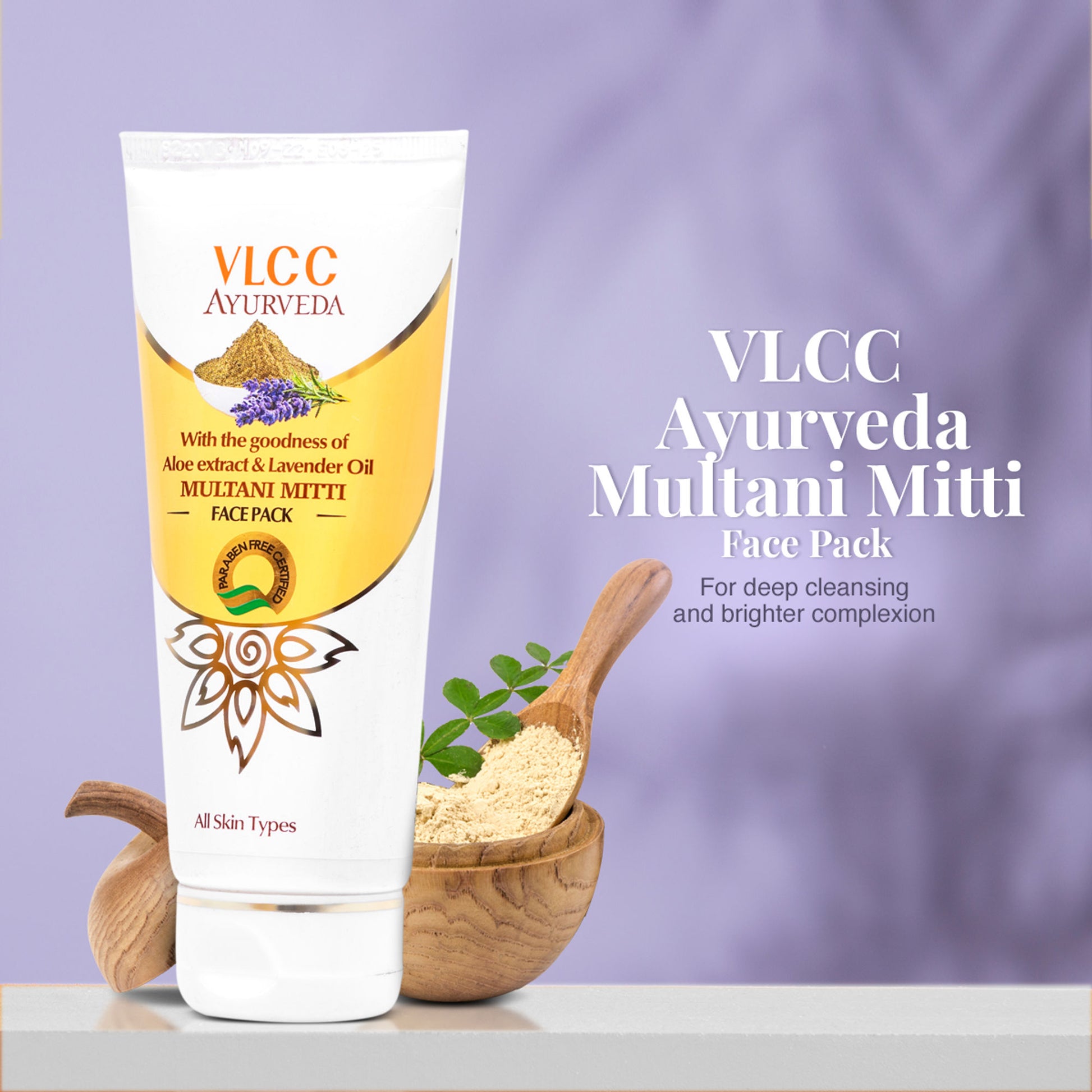 VLCC Ayurveda Multani Mitti Face Pack - Pack of 3