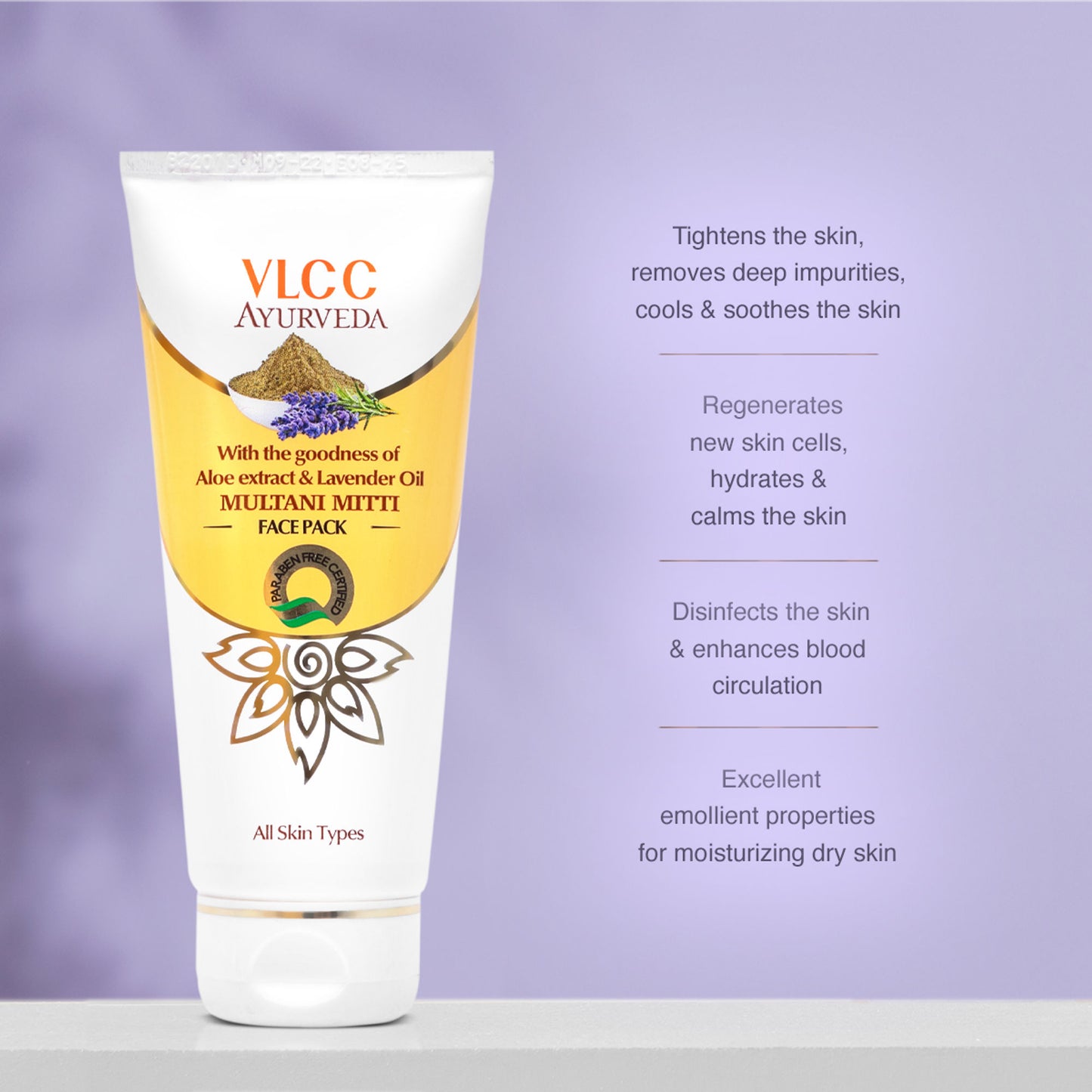 VLCC Ayurveda Multani Mitti Face Pack - Pack of 3